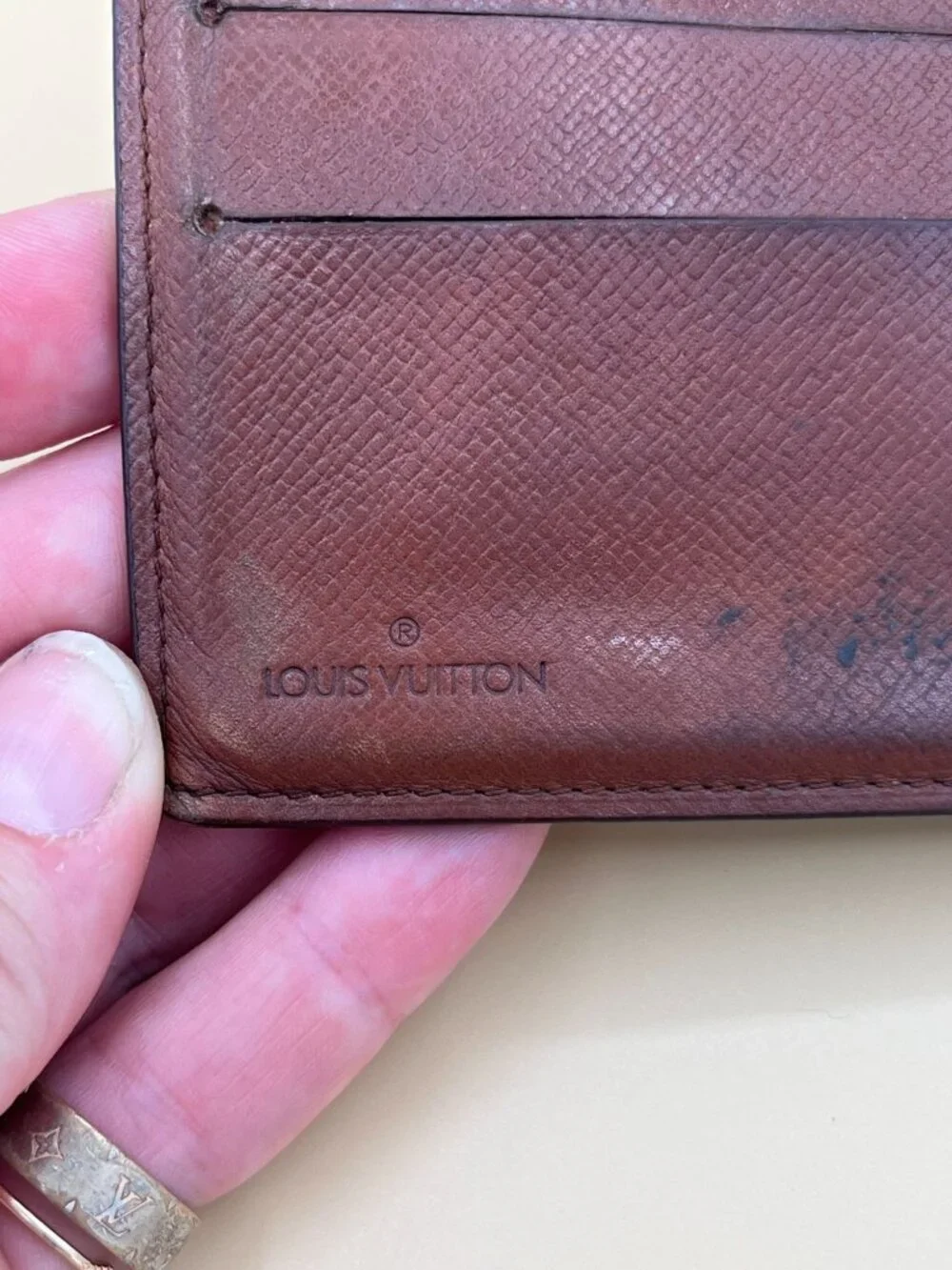 Louis Vuitton Monogram Canvas Vintage Compact Bifold Snap Wallet Coin Pocket